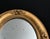 Gold Antique Victorian Oval Mirror Giltwood Acorns 14" For Sale - Image 8 of 11