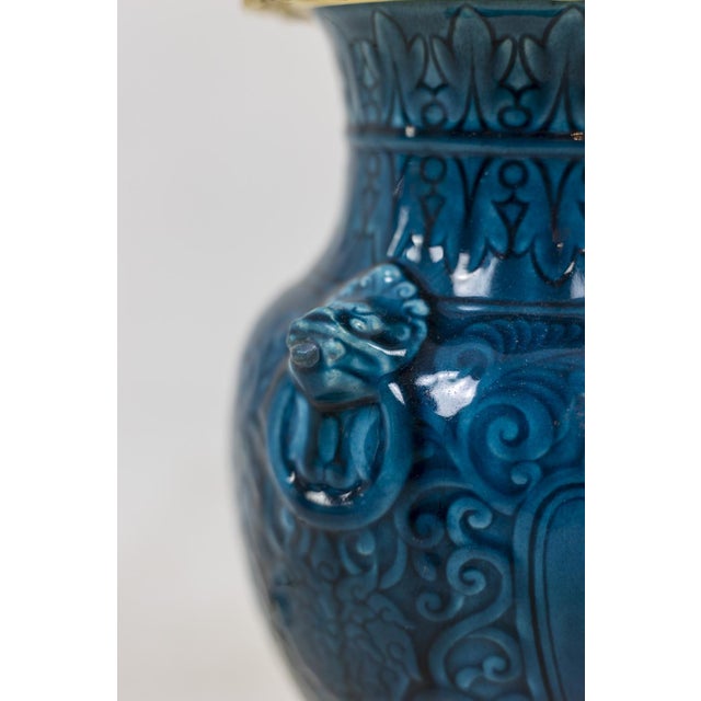 Ceramic & Bronze Table Lamps, 1880 For Sale - Image 6 of 10