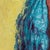 Quiet Reflection by Dominic Harman | Oil On Board Portrait of a woman in profile with a yellow background For Sale - Image 4 of 4