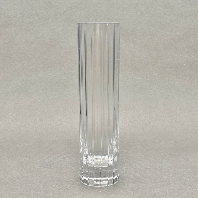 Baccarat Vintage Baccarat “Harmonie” French Clear Crystal Bud Vase For Sale - Image 4 of 9