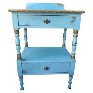 Vintage New Turquoise Nightstands Chairish