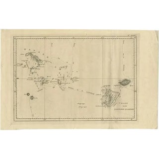 Antique Map of the Friendly Islands by Cook, 1803 For Sale