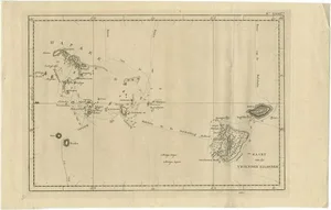 Antique Map of the Friendly Islands by Cook, 1803