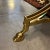 1960s Italian Solid Brass Two Tier Side Tables With Recessed Glass Tops a Pair For Sale - Image 5 of 10