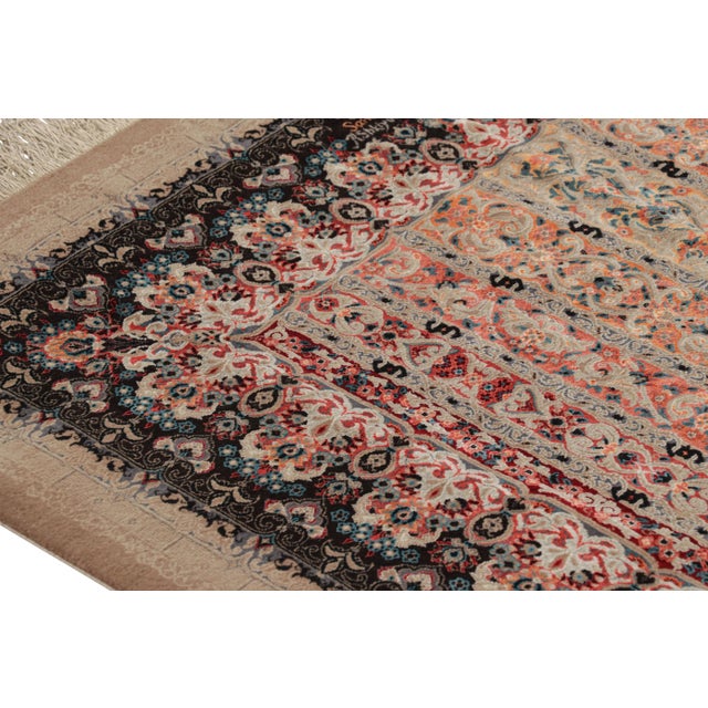 Rug & Kilim’s Modern Rug With Polychromatic Floral Patterns “Moharramet” For Sale In New York - Image 6 of 9