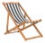 Transitional Loren Foldable Sling Chair in Natural & Black & White - a Pair For Sale - Image 3 of 11