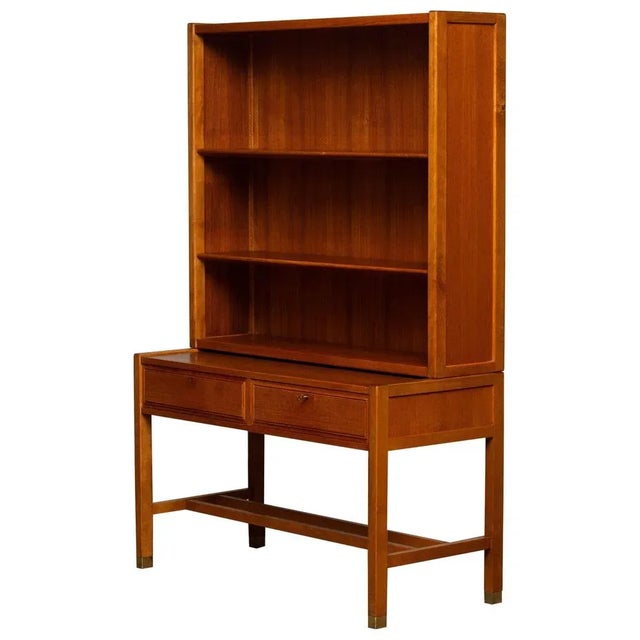 Teak Drawer and Shelf Cabinet by Carl Aksel Acking for Bodafors, Sweden, 1960s For Sale - Image 13 of 13