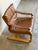 In Style of Åke Fribytter Brown Leather Lounge Chair Swedish Mid-Century Modern 1970s For Sale In Los Angeles - Image 6 of 12