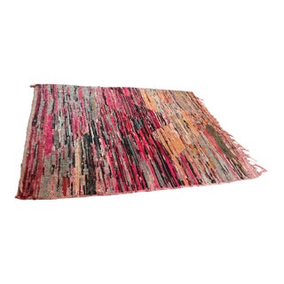 Vintage Marrakesh Moroccan Hand Woven Rug For Sale