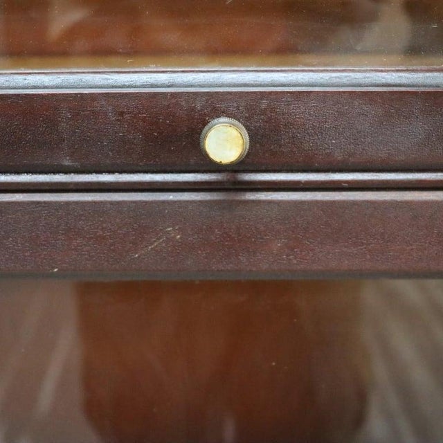 Grand Rapids Arts & Crafts Mahogany 3 Stack Clawfoot Barrister Bookcase C1920 For Sale - Image 6 of 11