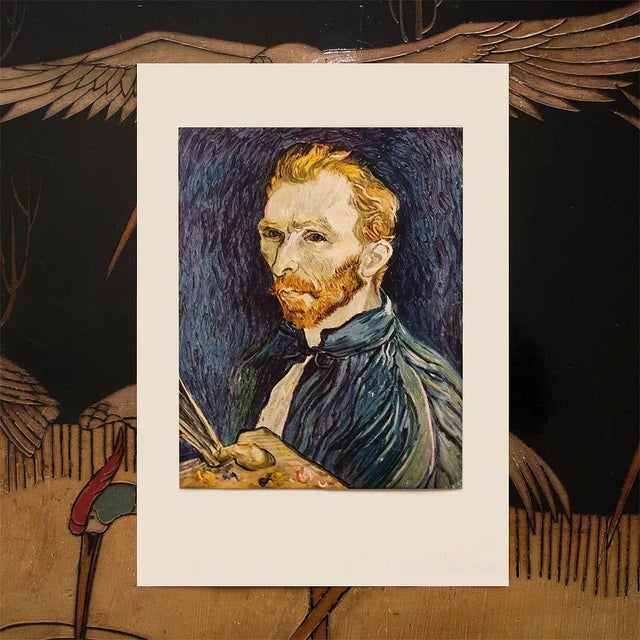 Portraiture 1950s After Van Gogh "Self-Portrait", First Edition Post-Impressionist Print For Sale - Image 3 of 7