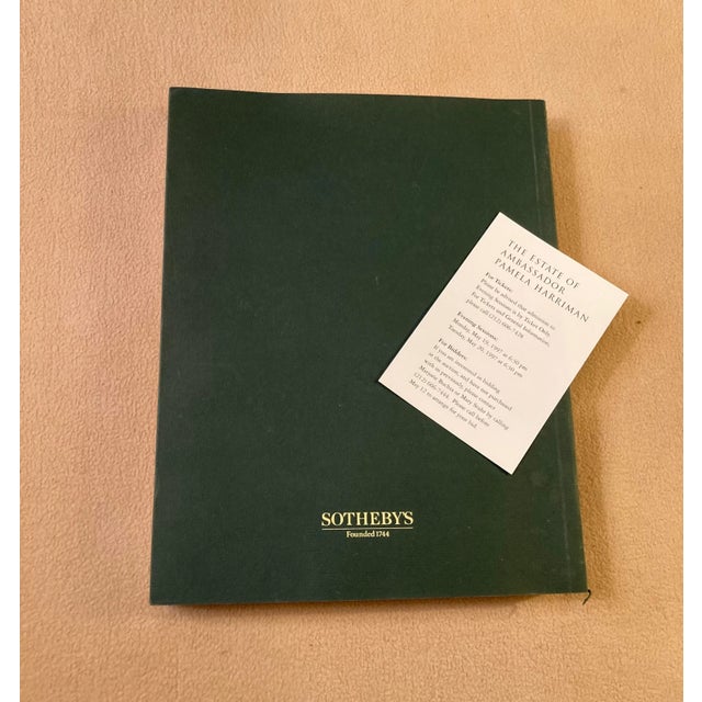American 1990s Soethbys Official Catalog of the Late Madam Ambassador Pamela Churchill Harriman For Sale - Image 3 of 10