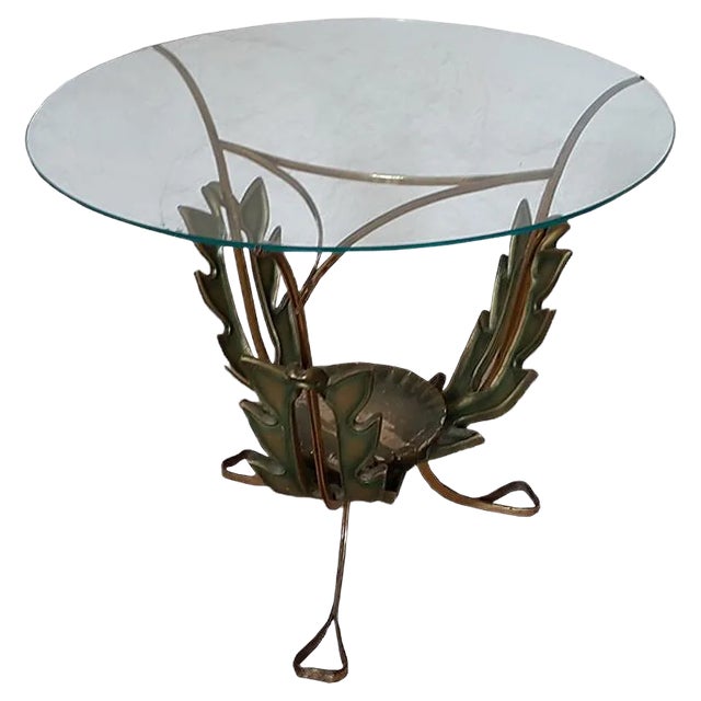 Vintage Florentine Style Side Table by Pier Luigi Colli For Sale