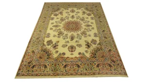1970s Persian Kerman Rug - 9'10" x 13'9"