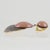 Chocolate Cilea Paris Taupe and Cocoa Resin Dangle Clip Earrings For Sale - Image 8 of 8