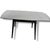 Extendable Dining Table with White Formica Top with Black Legs For Sale - Image 6 of 10