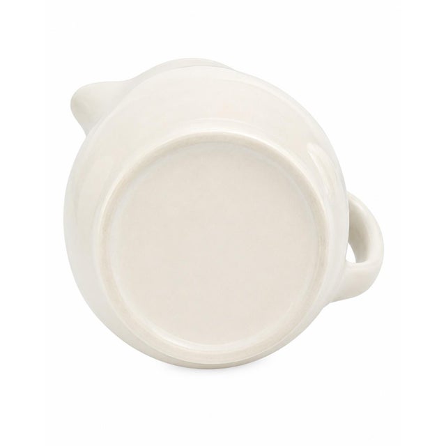 1990s Cafe De Flore Paris France Restaurant Small Coffee Creamer Pitcher For Sale - Image 5 of 8