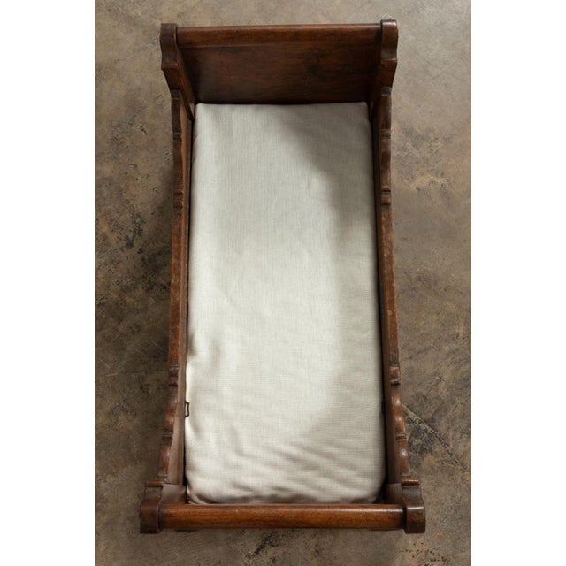 French Louis Philippe Walnut Sleigh Daybed For Sale - Image 4 of 7