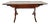 Antique Desk Serving Table Two Dovetail Drawers Drop Sides Banded Mahogany Inlay For Sale