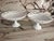 American 1950s Milk Glass Footed Centerpiece, Pair For Sale - Image 3 of 6