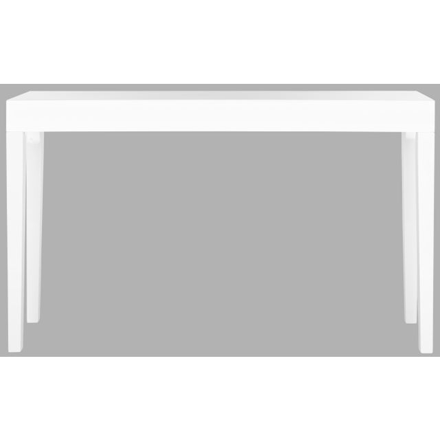2020s Mid Scandinavian Lacquer Console Table in White For Sale - Image 5 of 5