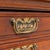 Here is a chest, its dark mahogany, 5 drawers with brass inlay banding the first thing to catch the eye. The piece dates...