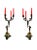 Traditional Late 20th Century Bronze Cherub Candelabra Pair on Marble Bases, Empire Style, 21.2"h For Sale - Image 3 of 10