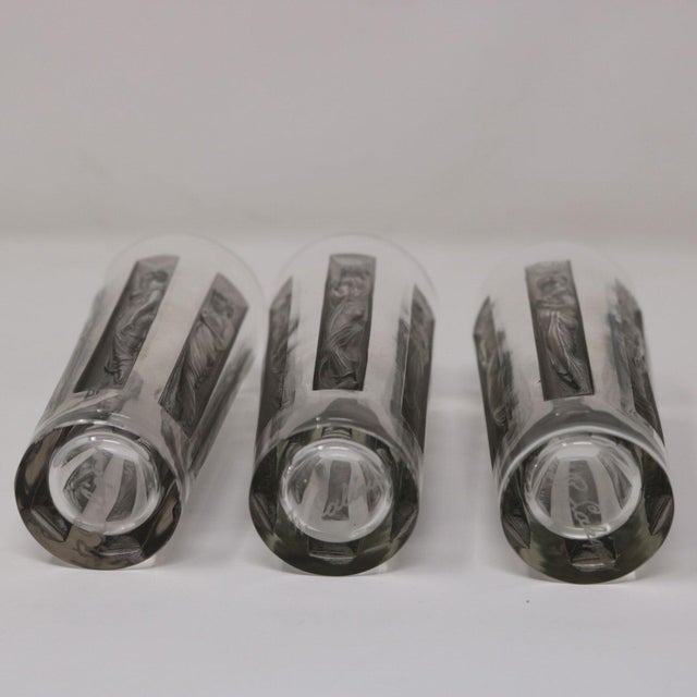 1910s Art Nouveau Rene Lalique Glass Shot Glasses Set of 6 Boxed For Sale - Image 14 of 18