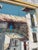 Wood Mid Century Architectural Landscape Oil Painting Framed and Signed by the Artist. Circa 1960s For Sale - Image 7 of 15