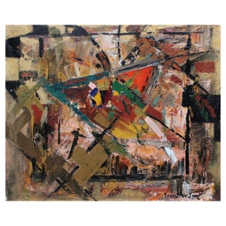 Igor Leontiev, Composition, 1992, Oil on Canvas For Sale