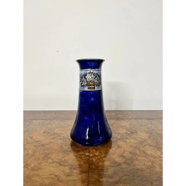 1920s Shaped Vase from Royal Doulton, 1920 For Sale - Image 5 of 7