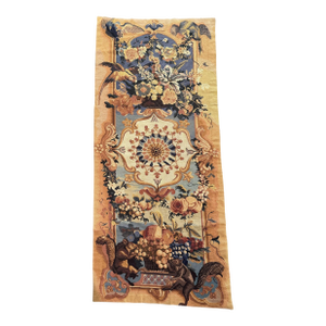 Early 20th Century French Woven Wall Tapestry With Birds, Florals & Squirrels