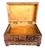 Burnt Orange Vintage Chinese Hand-Carved Camphor Wood Box For Sale - Image 8 of 8