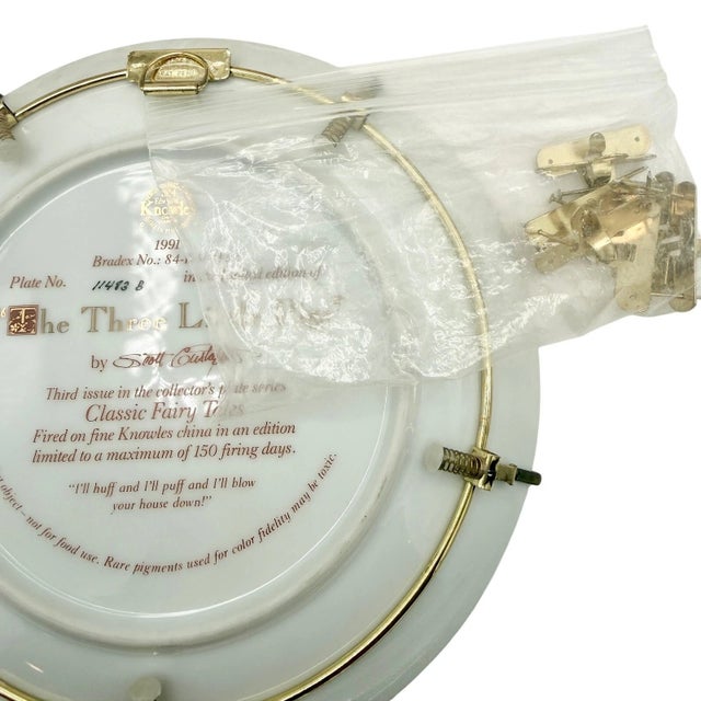 Set of 8 Scott Gustafson Knowles Classic Fairy Tales Collector Plates For Sale - Image 12 of 12