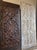 Mid-Century Modern Vintage Whitewashed Carved Wood Sliding Barn Door | Ornate Rustic Statement Piece 102 For Sale - Image 3 of 6