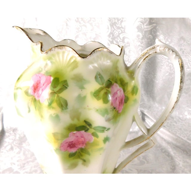 Late 18th Century Late 18th Century Reinhold Schlegelmilch Rs Prussia Chocolate Pot With Six Cups For Sale - Image 5 of 15