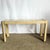 Postmodern Postmodern Tessellated Stone Console Table With Brass and Glass Inlay For Sale - Image 3 of 11