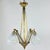 1930s French Art Deco Milk Glass Chandelier For Sale - Image 11 of 12