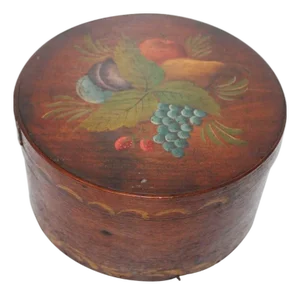 19th Century Original Painted Therom Style Pantry Box