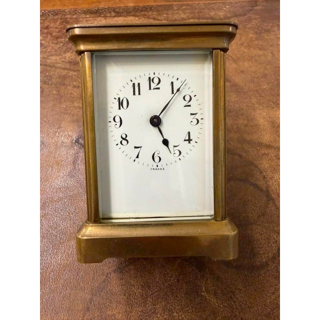 French Late 19th Century Carriage Clock, Brass Case, Circa 1890 For Sale - Image 11 of 18