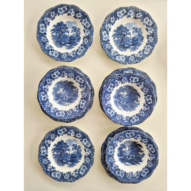 1960s Vintage Ironstone Dinner Service for Six, 1960s, Set of 12 For Sale - Image 5 of 6