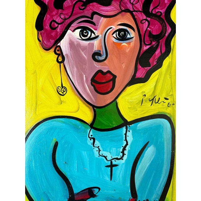 1960s 1967 Original Peter Keil Painting For Sale - Image 5 of 7