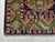 Green & Navy Blue Geometric Tribal Wool Area Rug, 5' X 6'7" For Sale - Image 14 of 16