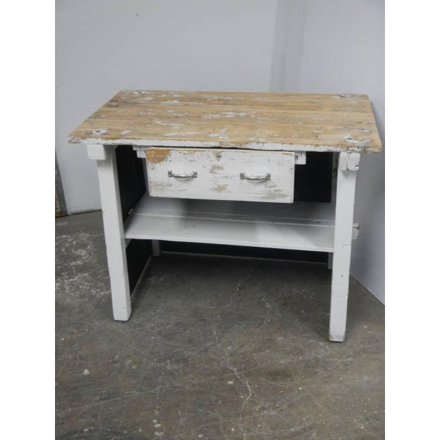 Fir and Metal Cash Register Counter, 1980 For Sale - Image 14 of 14