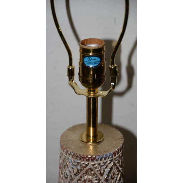 Early 21st Century Pair of Designer Table Lamps by James Mont For Sale - Image 5 of 9