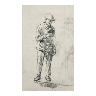 1910s George Tobin Drawing of a Man For Sale