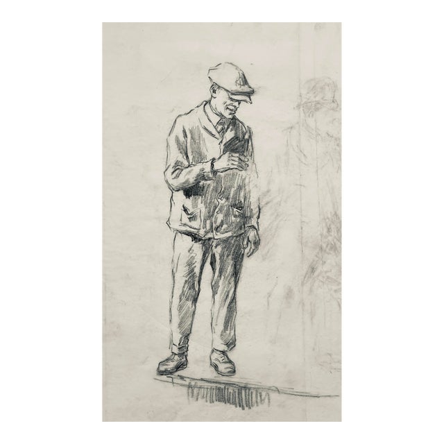 1910s George Tobin Drawing of a Man For Sale