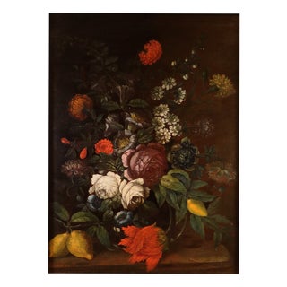Follower of Abraham Brueghel, Still Life, 1700, Oil on Canvas For Sale