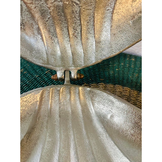 1960s Midcentury Modern Clam Shell Dish For Sale - Image 5 of 6