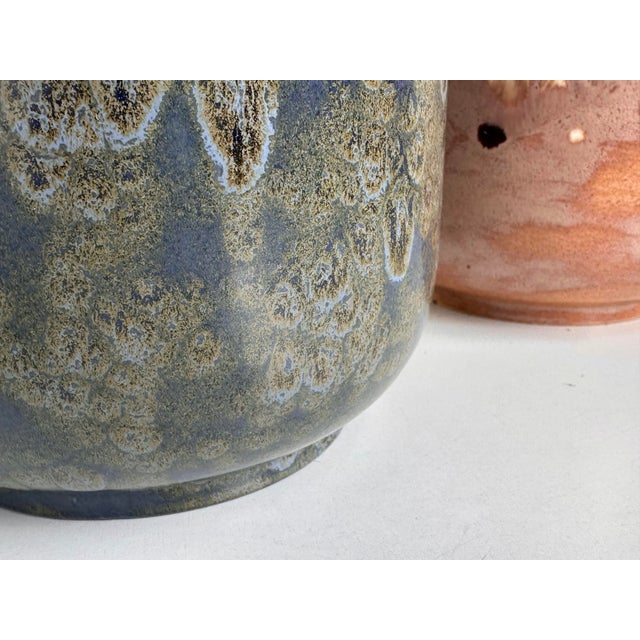Ceramic Plant Pots, Germany, 1980s, Set of 2 For Sale - Image 9 of 14